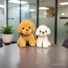 Simulated curly teddy dog plush toy, little dog, curly dog doll, children's companion and soothing doll Specification image